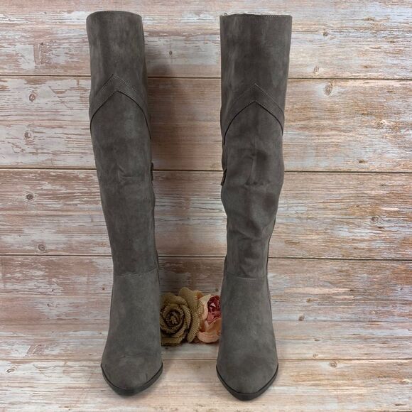 JOURNEE COLLECTION Women's Grey Kyllie Boots 8.5M - Picture 3 of 8